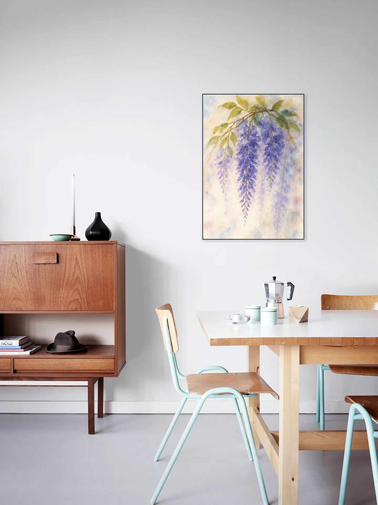 Wisteria in Pastel Colors