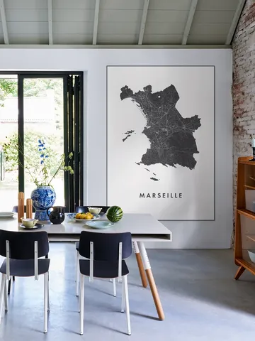 Marseille City Map
