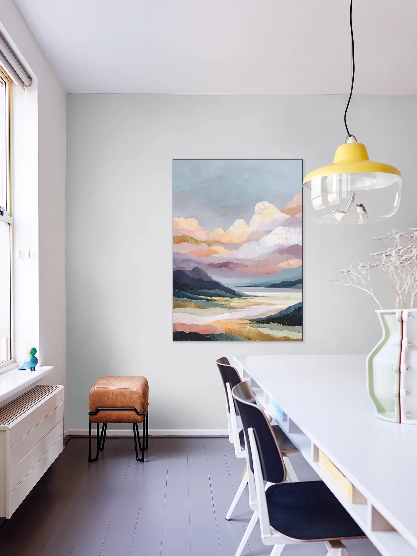Pastel Mountain Reverie