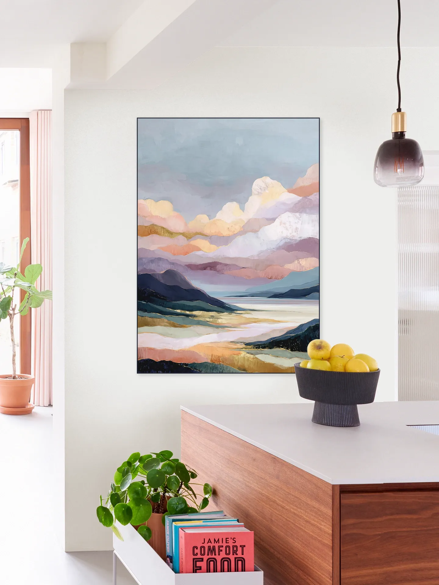 Pastel Mountain Reverie