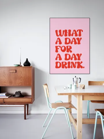 Retro Day Drink Quote