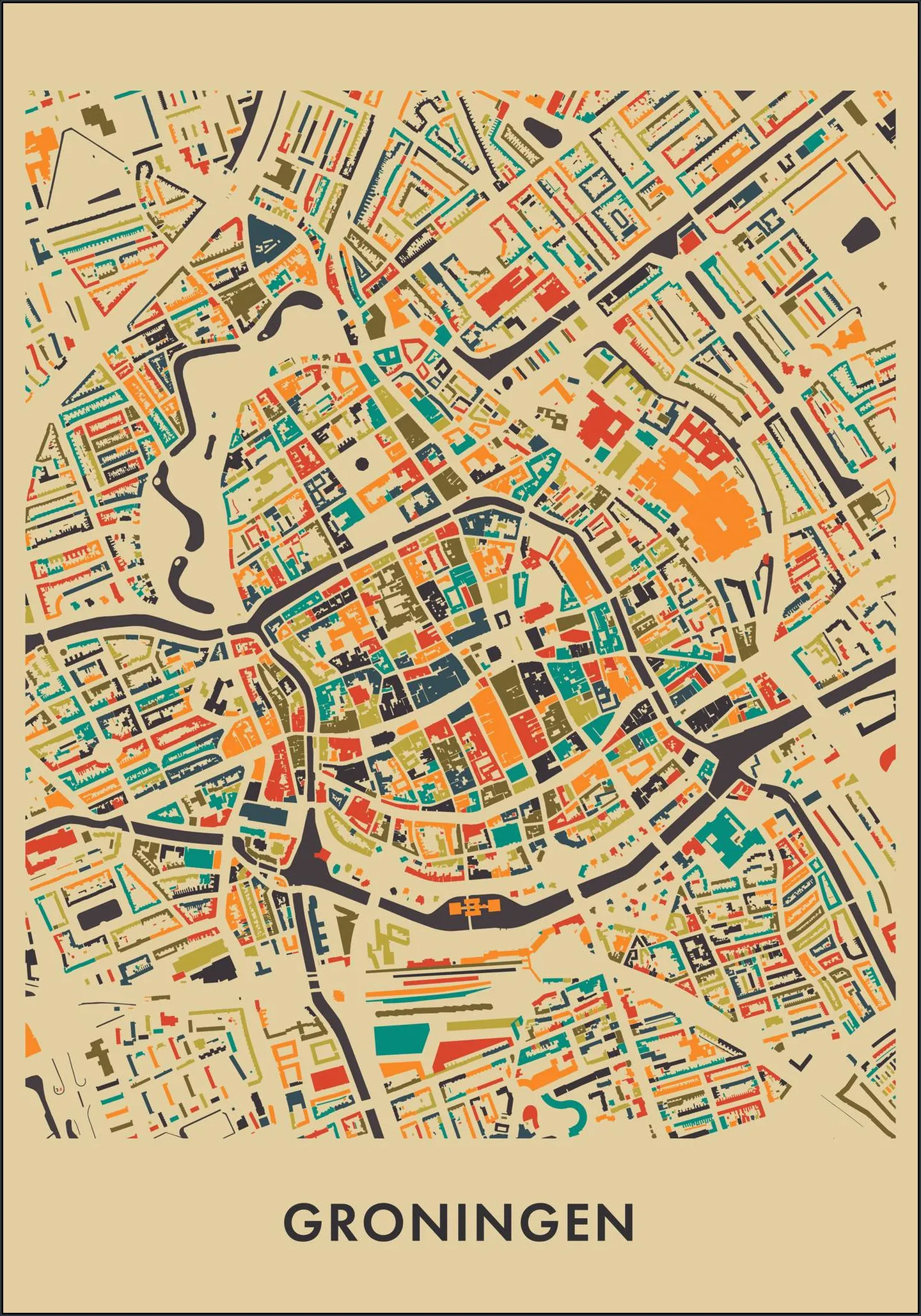 Groningen Mosaic Map