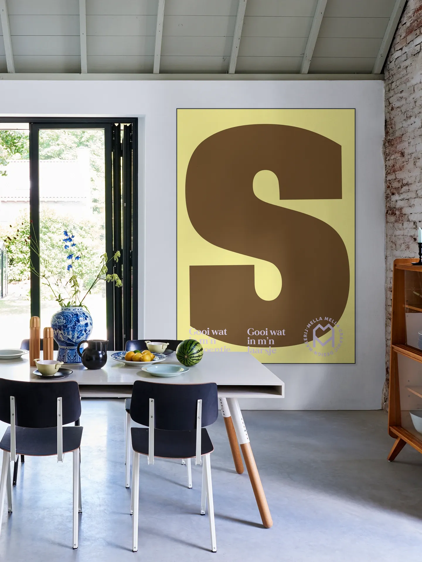Chocoladeletter S van Sint