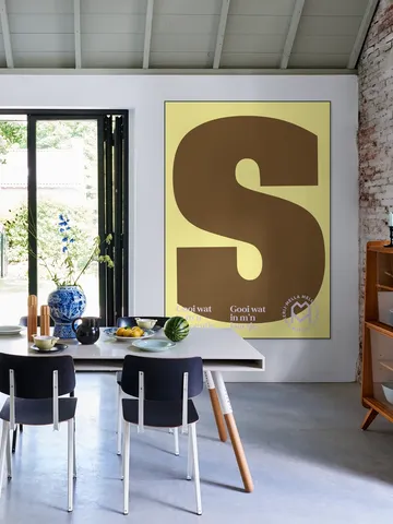 Chocoladeletter S van Sint