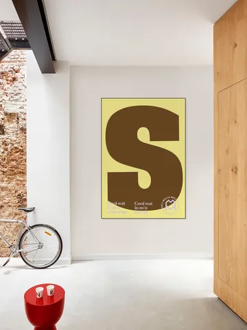 Chocoladeletter S van Sint