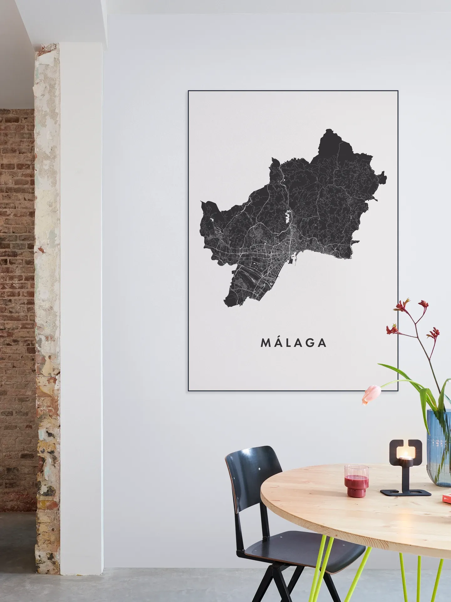 Málaga City Map