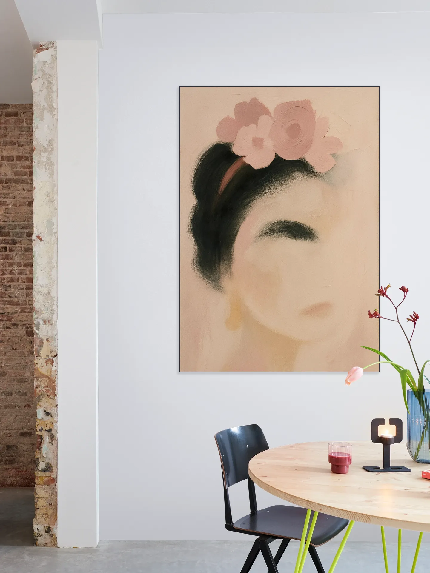 Whispering Floral Portrait Frida
