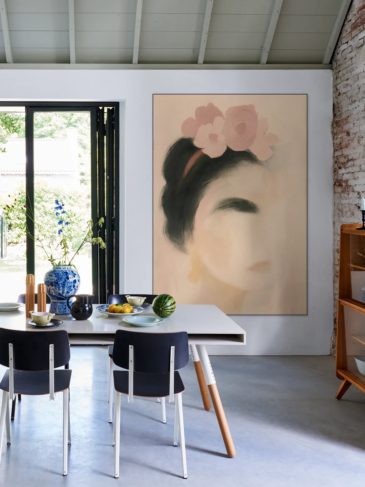 Whispering Floral Portrait Frida