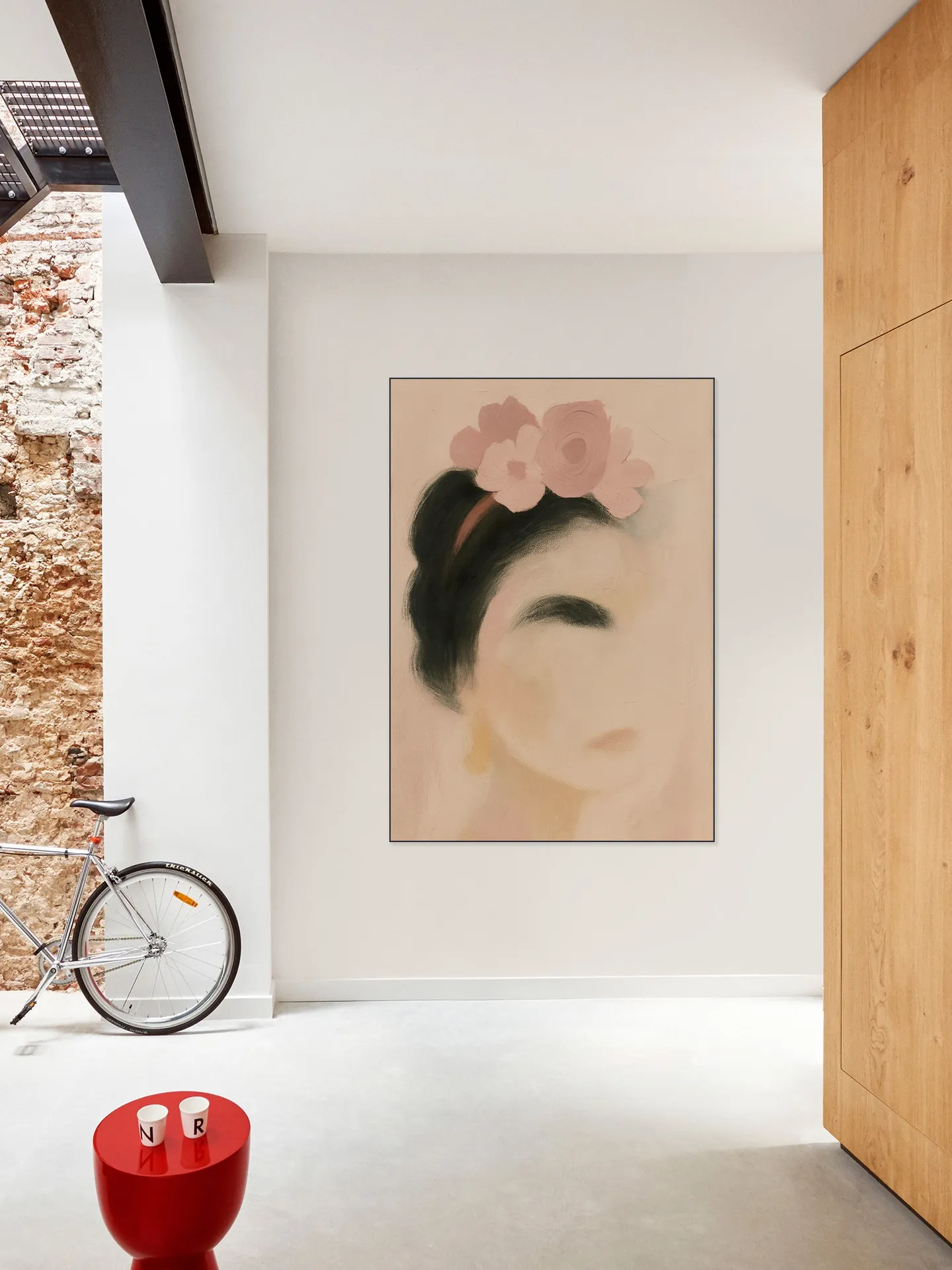 Whispering Floral Portrait Frida