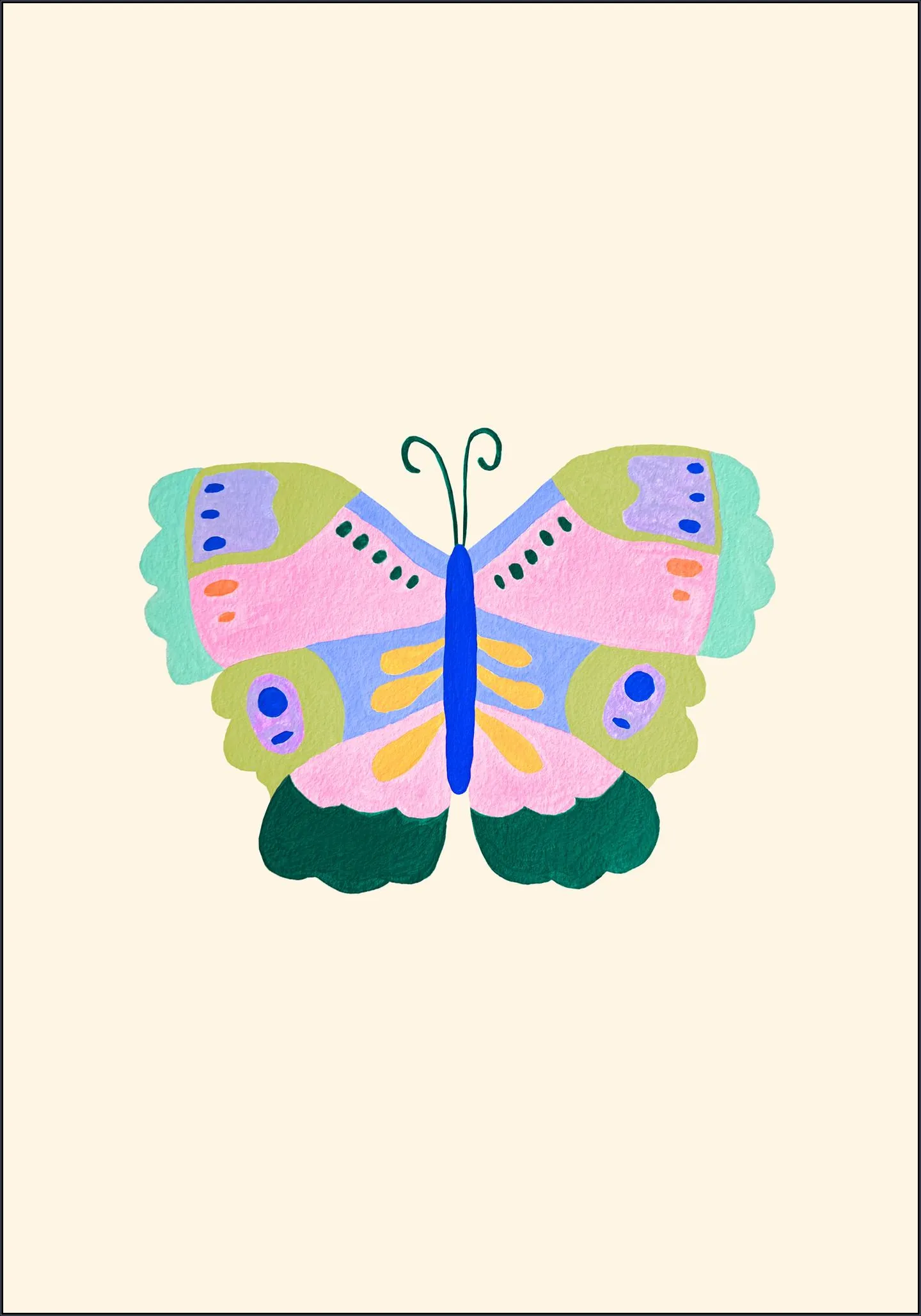 Floral Fantasy Butterfly
