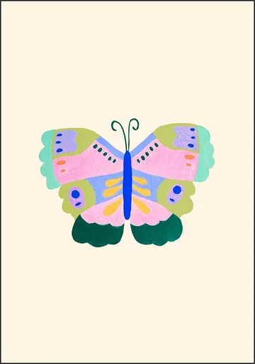 Floral Fantasy Butterfly