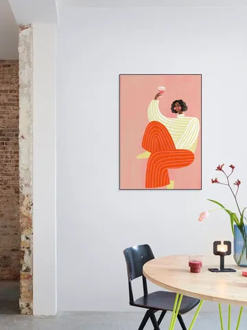 The Woman With The Glass Of Wine