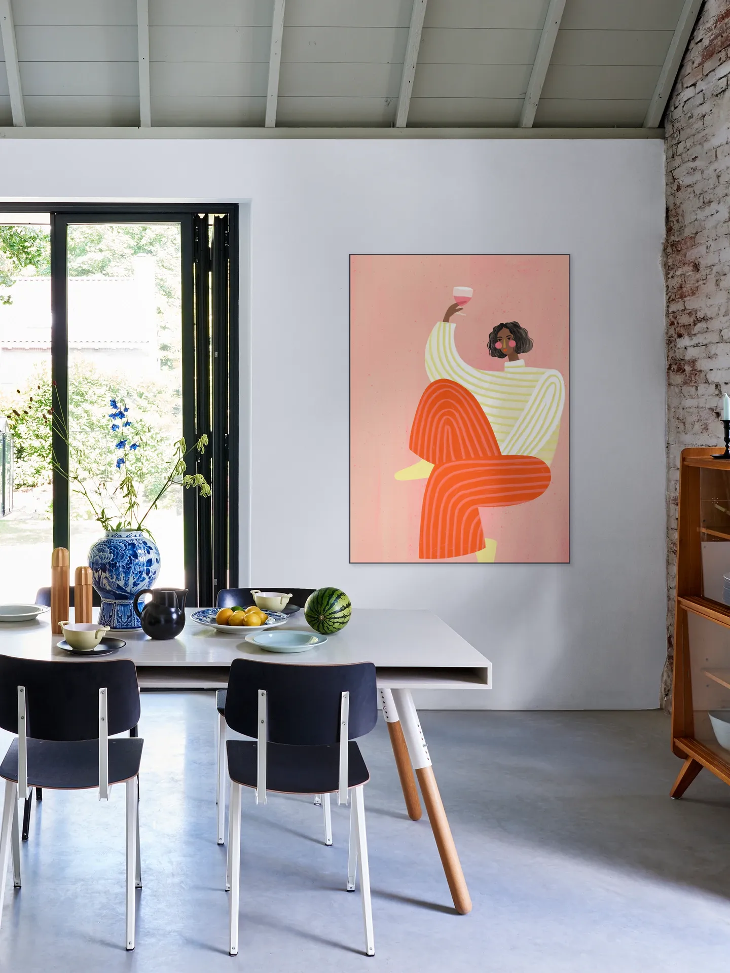 The Woman With The Glass Of Wine