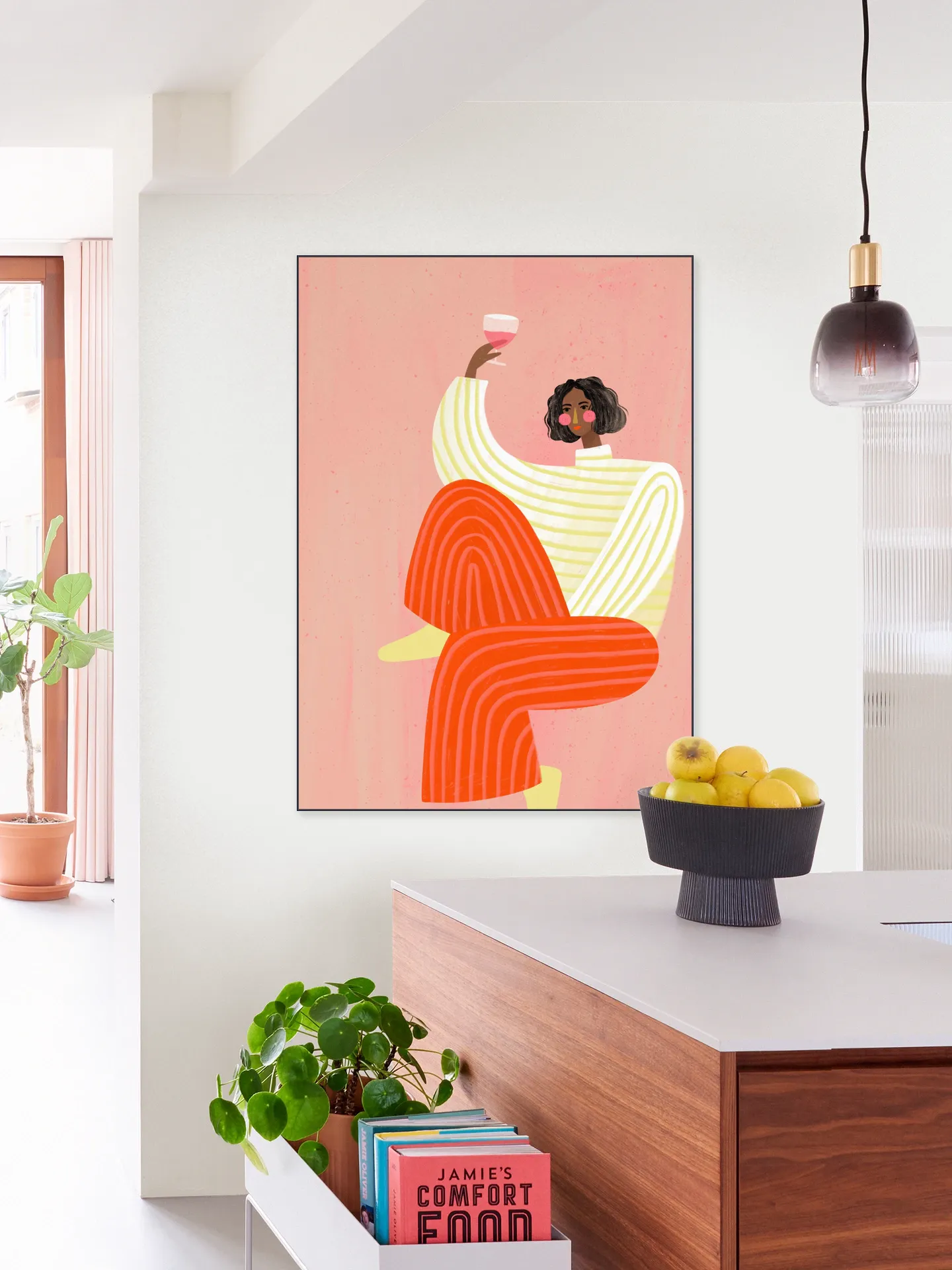 The Woman With The Glass Of Wine