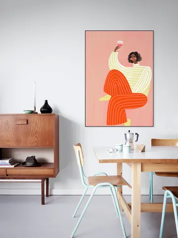 The Woman With The Glass Of Wine