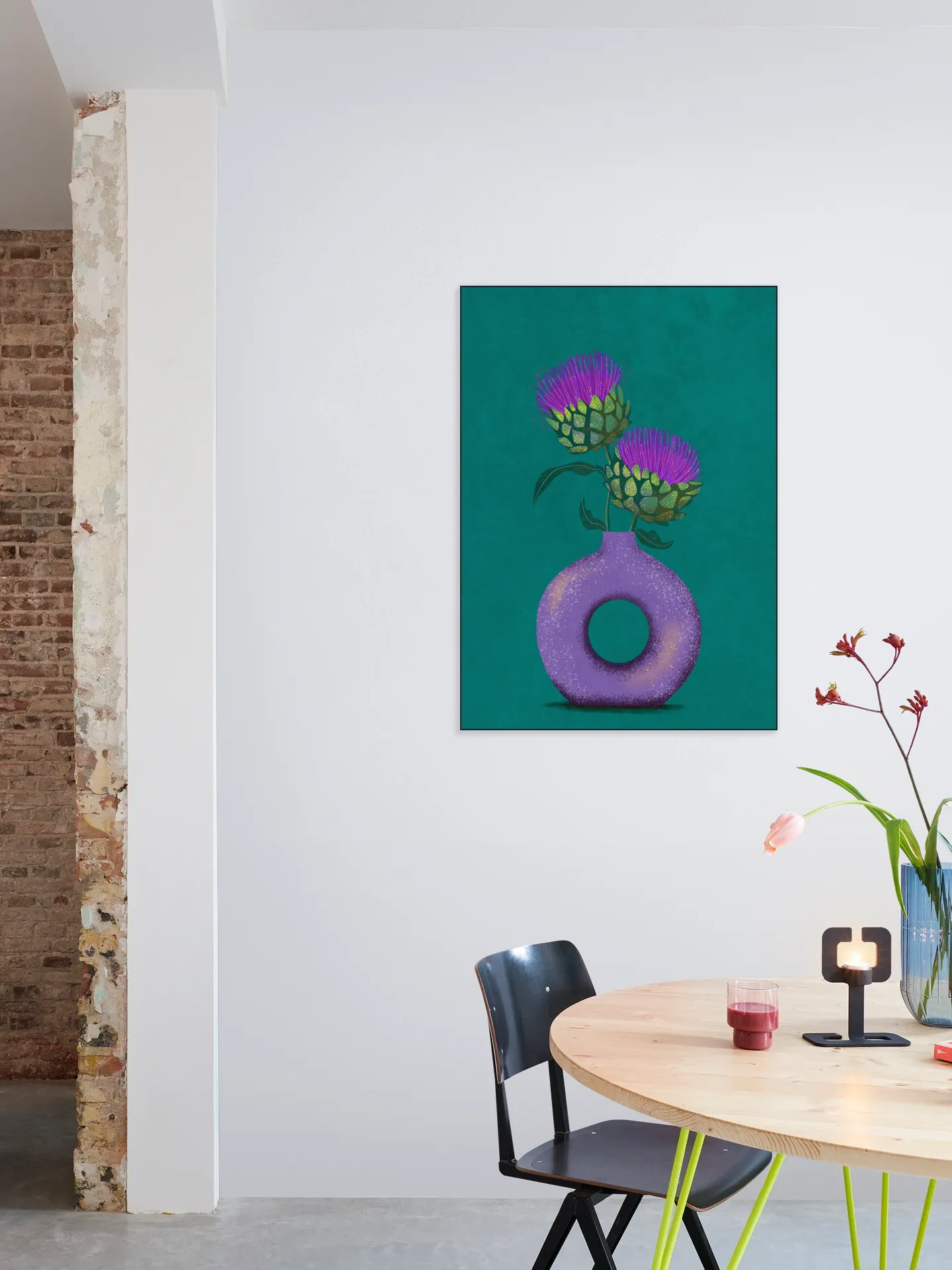 Artichoke In A Vase