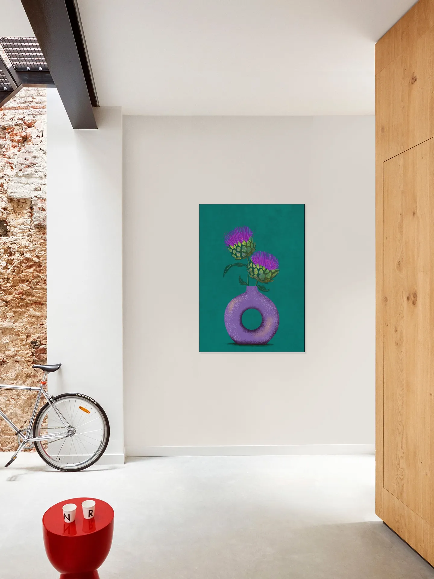 Artichoke In A Vase