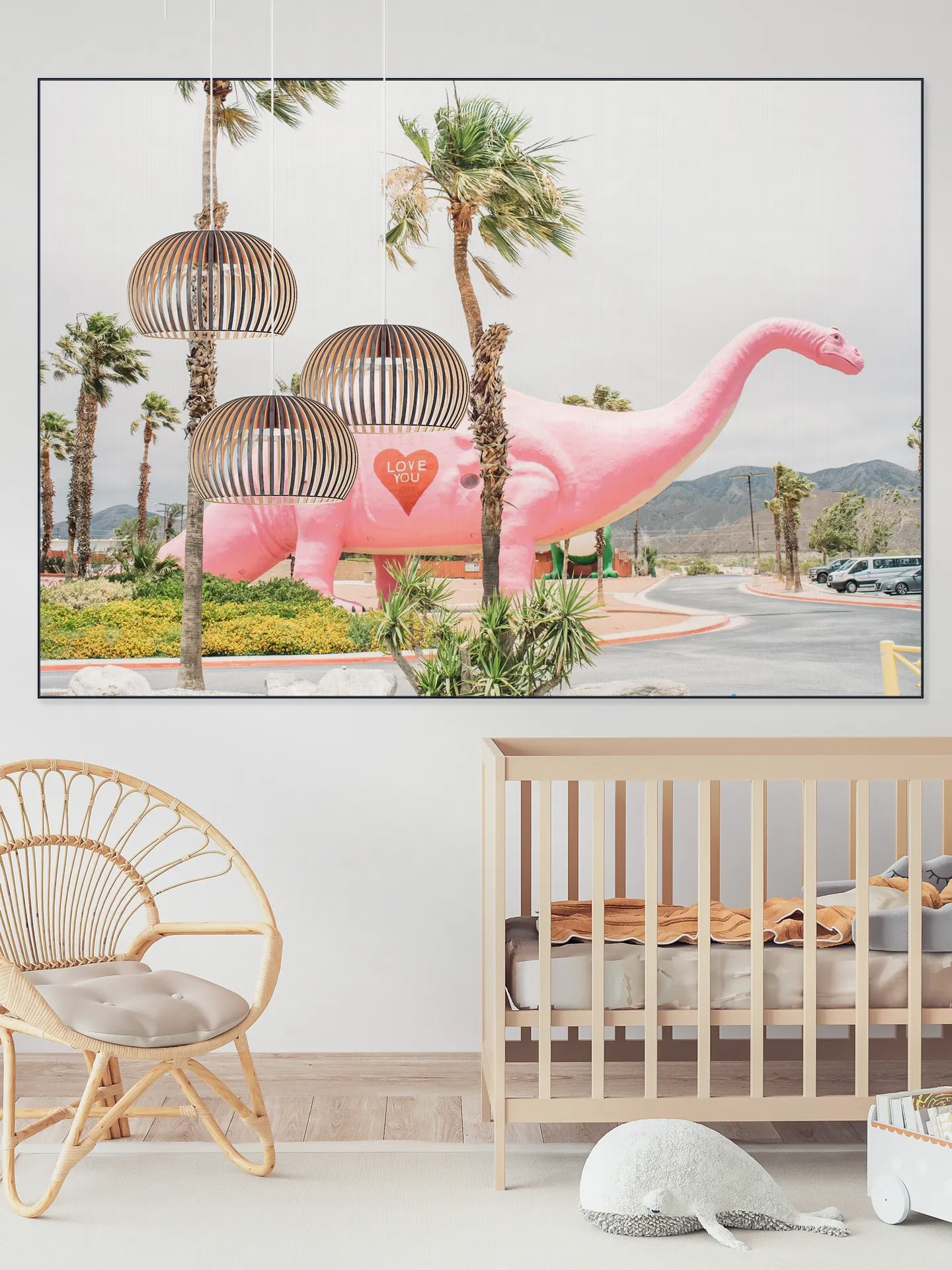 Pink Dinosaur Love