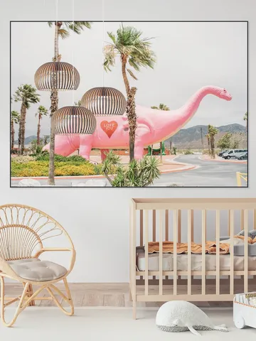 Pink Dinosaur Love