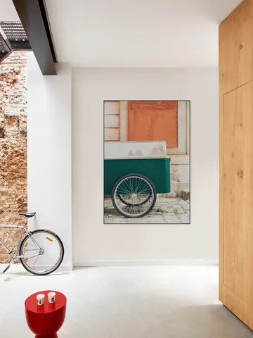 Cart on Orange