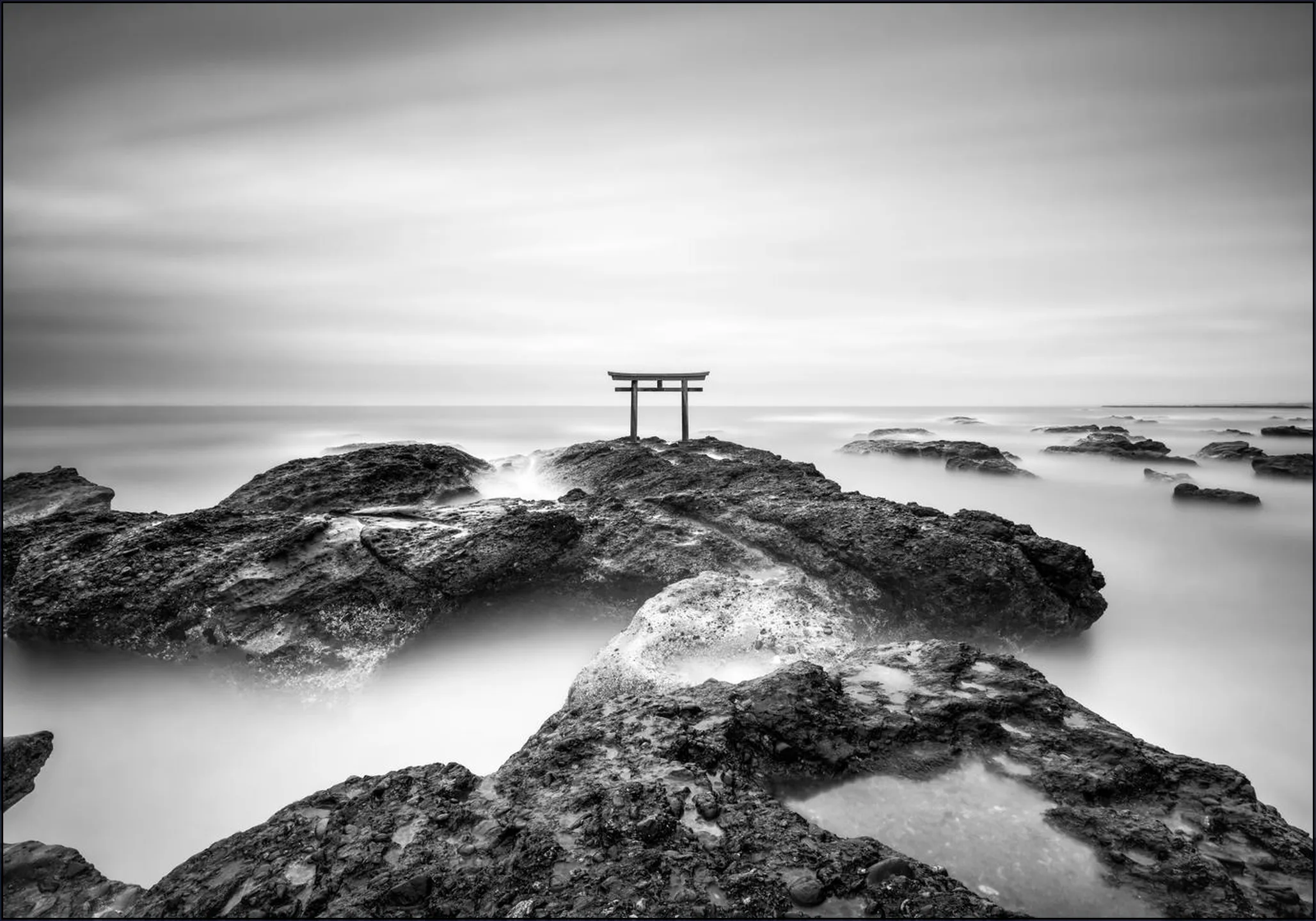 Torii Gate Oarai Isosaki Shrine - Japan