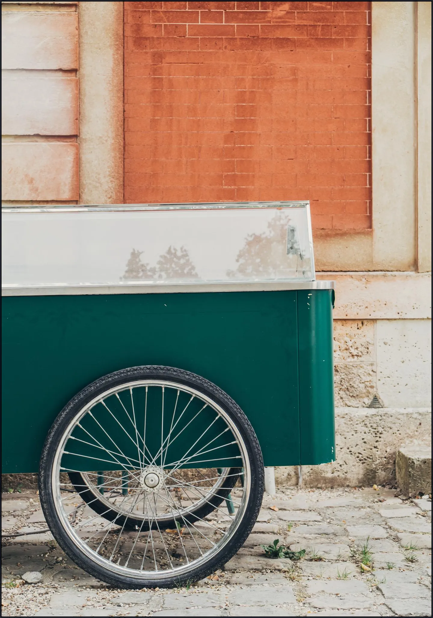 Cart on Orange
