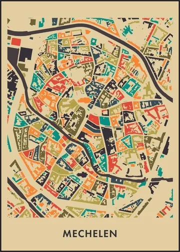 Mechelen Mosaic Map