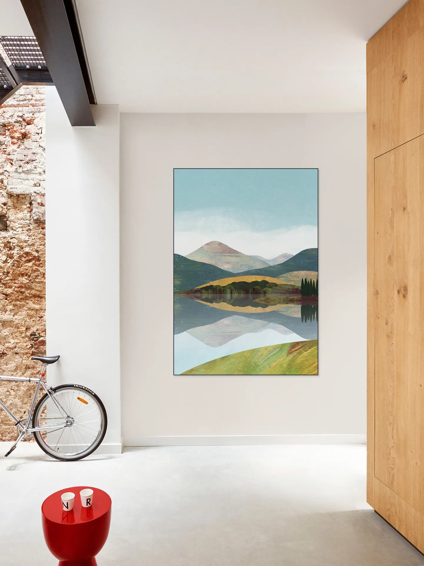 Mountain Lake Landscape