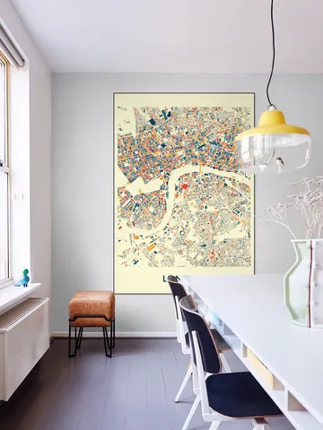 London Mosaic City Map
