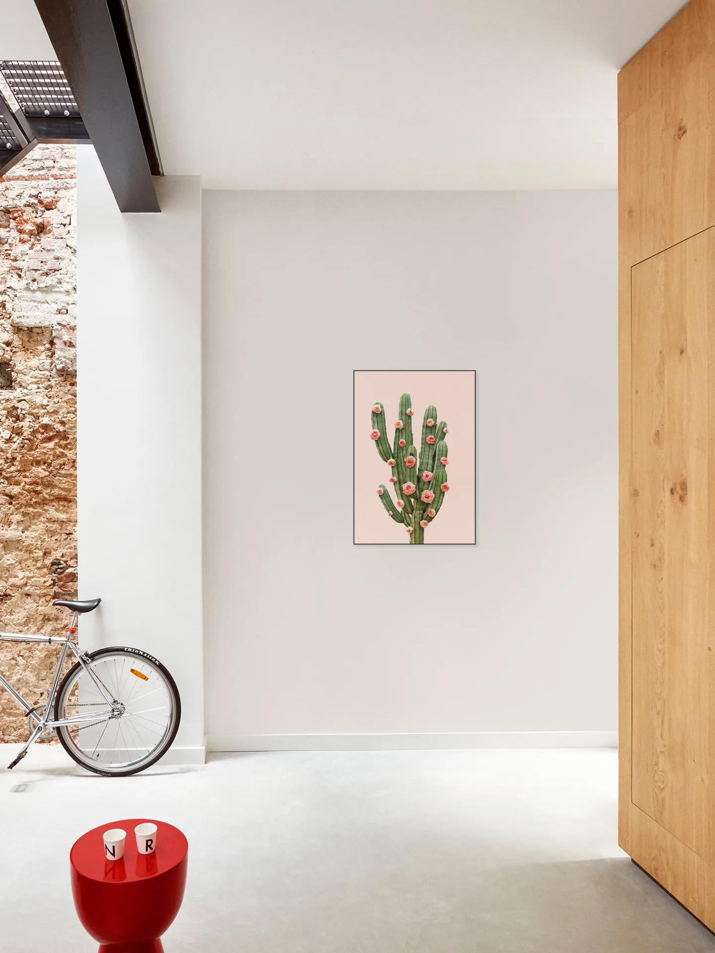 Cactus and Roses