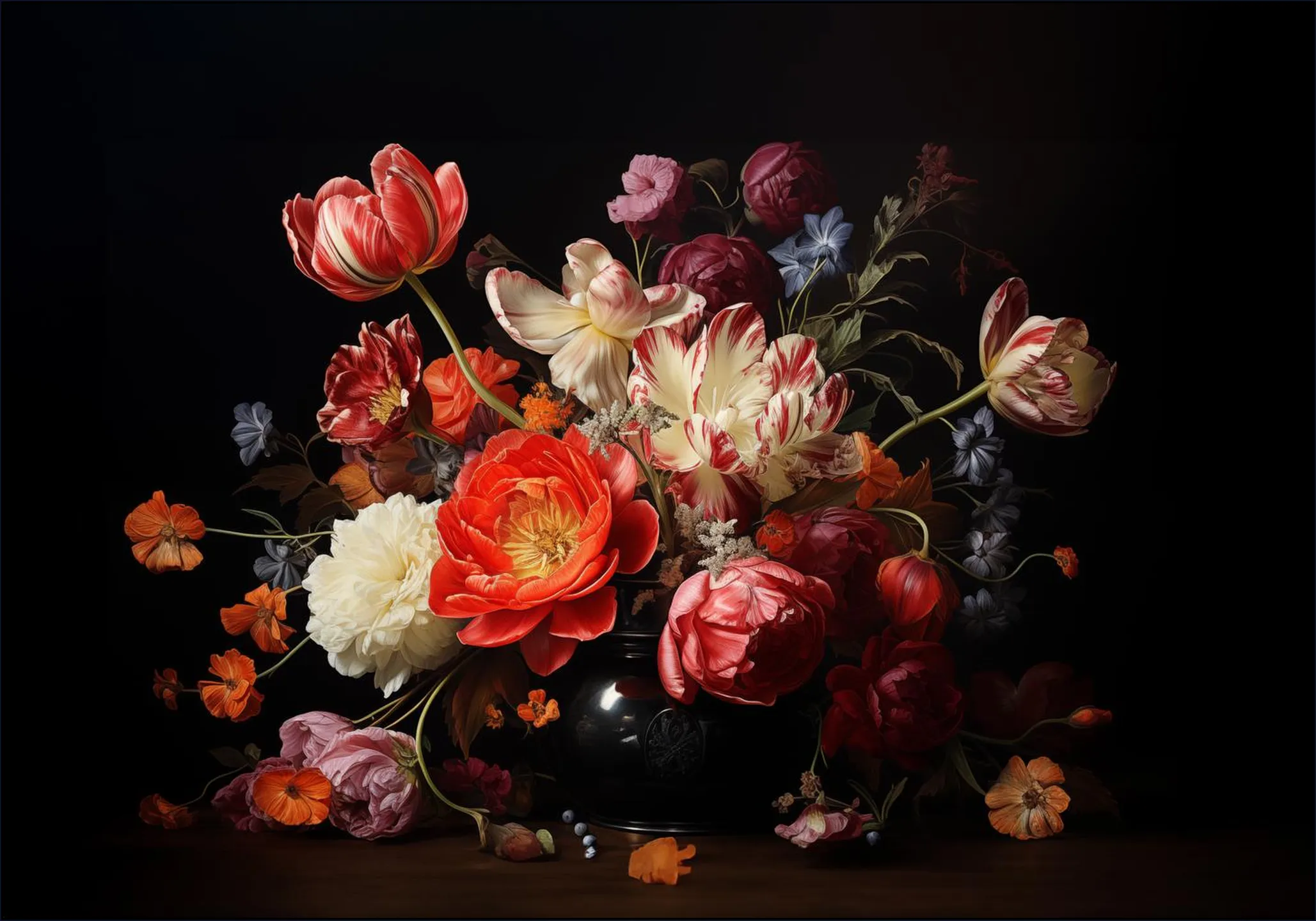 Flower Arrangement in a Vase