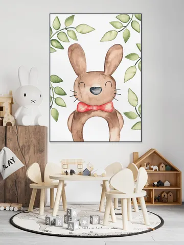 Fancy Watercolor Rabbit 