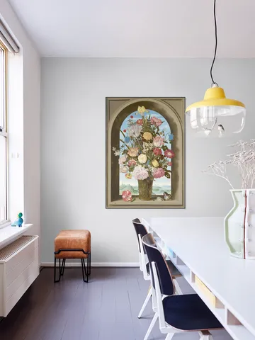 Vase of Flowers in a Window
