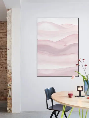 Watercolor ombre curves