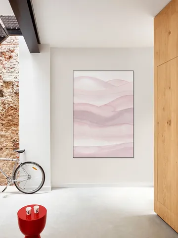 Watercolor ombre curves