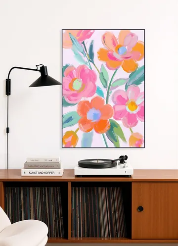 Vibrant Abstract Flowers