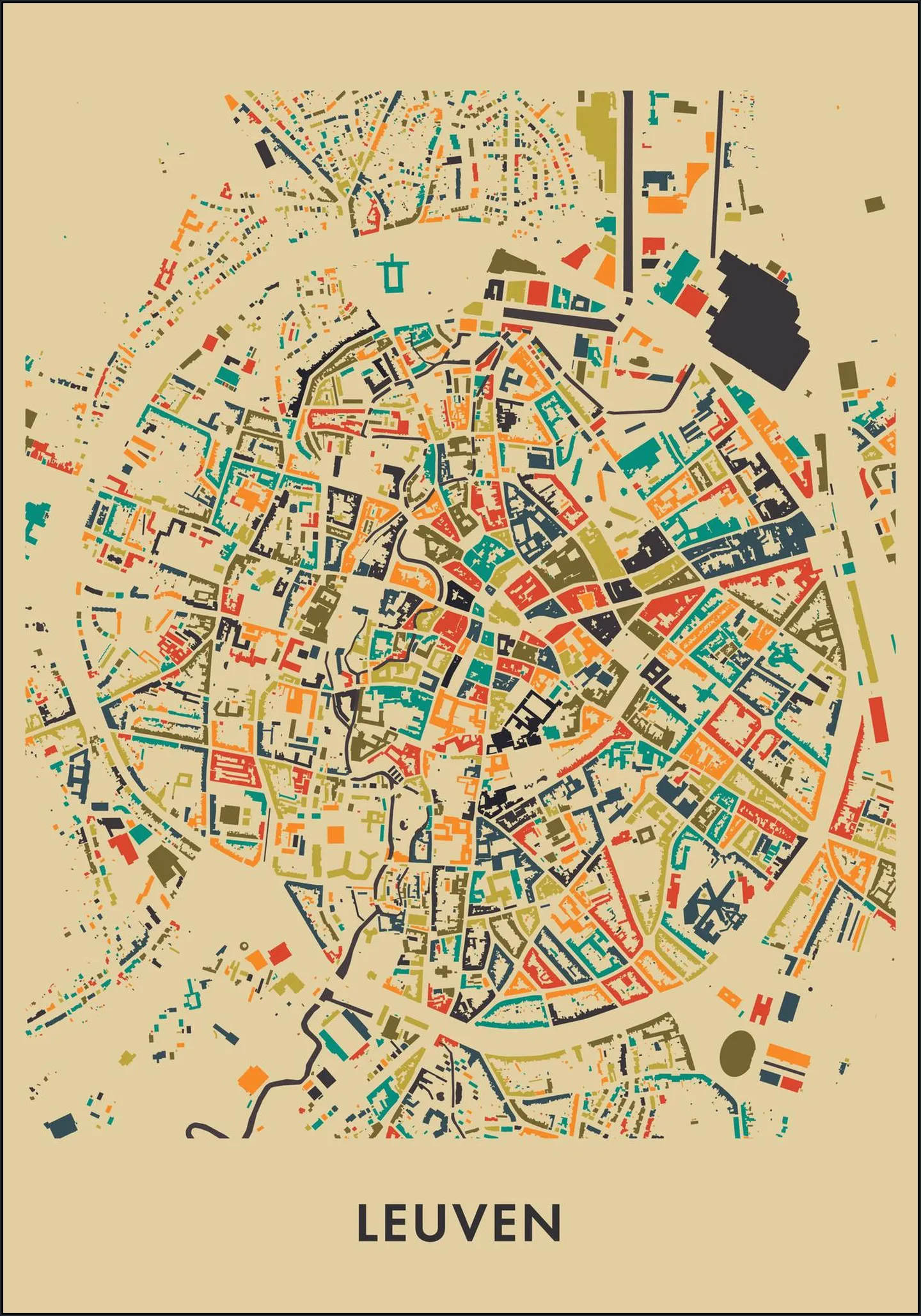 Leuven Mosaic Map