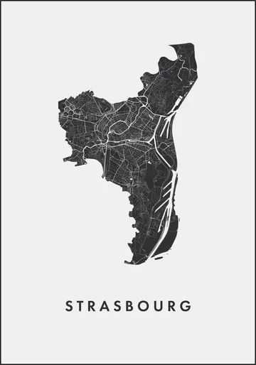 Strasbourg City Map