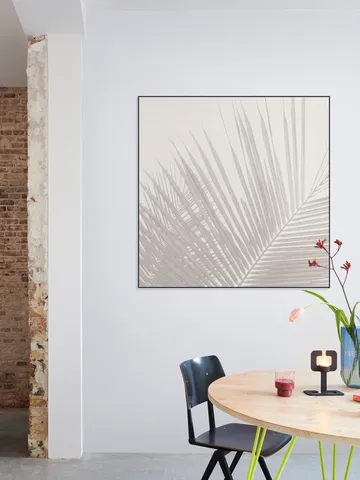 Neutral Tropical palm leaves