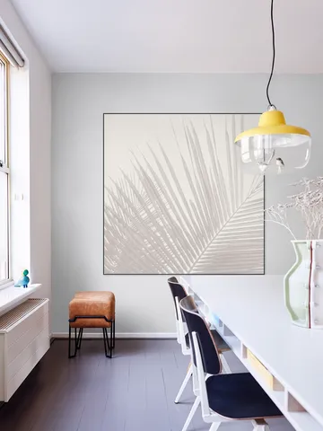 Neutral Tropical palm leaves
