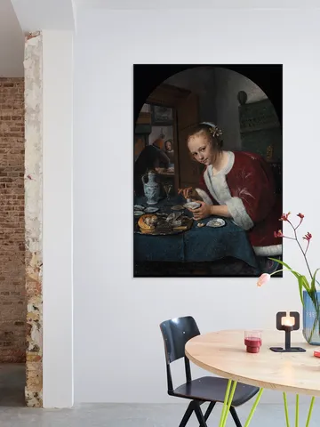 Girl Eating Oysters