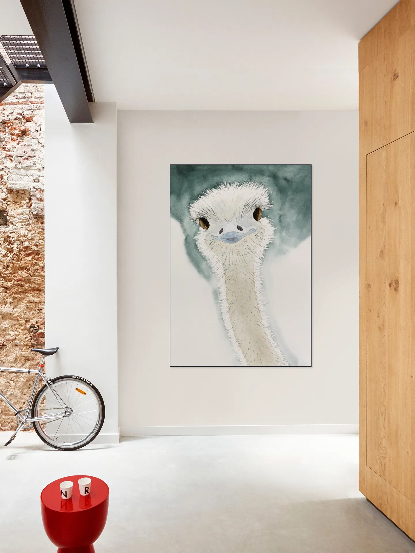 Happy Ostrich