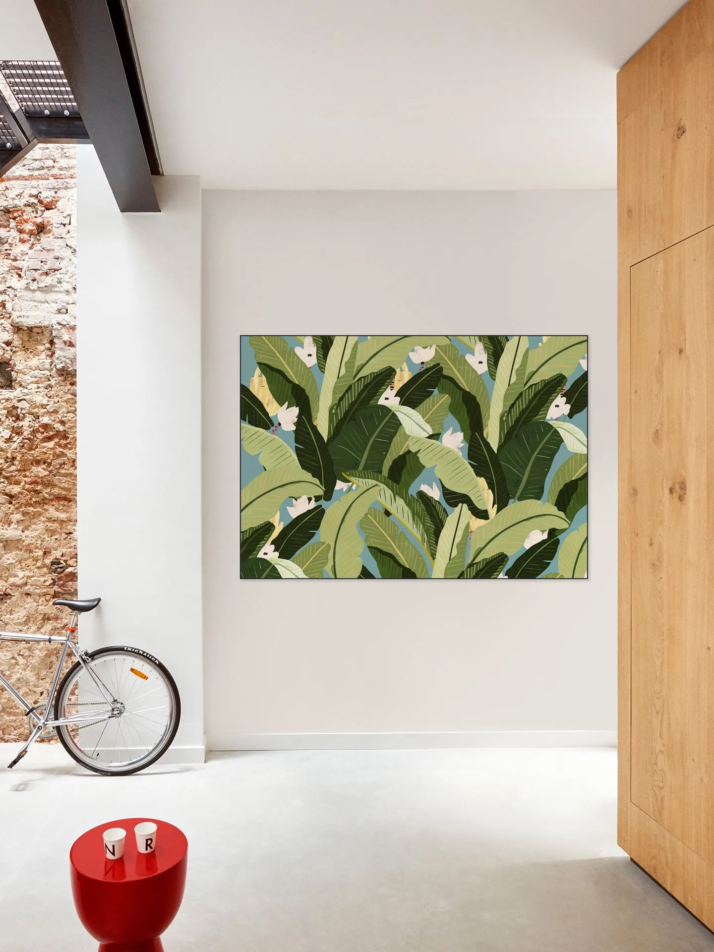 Banana Leaf Stone Blue