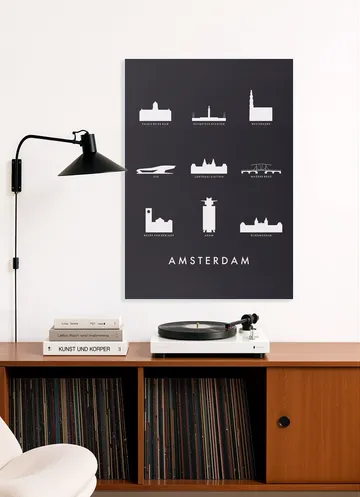 Amsterdam Architecture black
