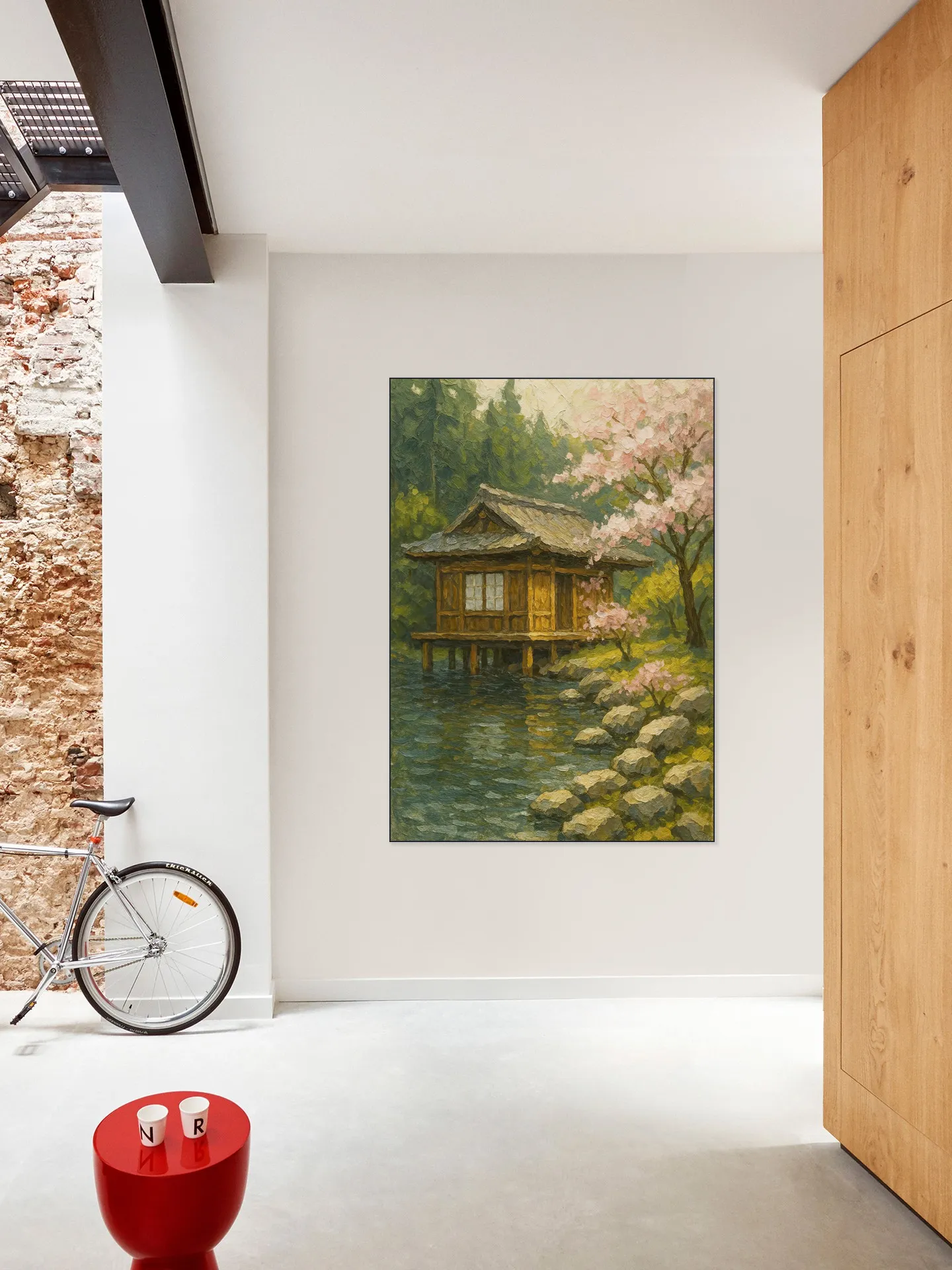 Kersenbloesem bij Japans Theehuis