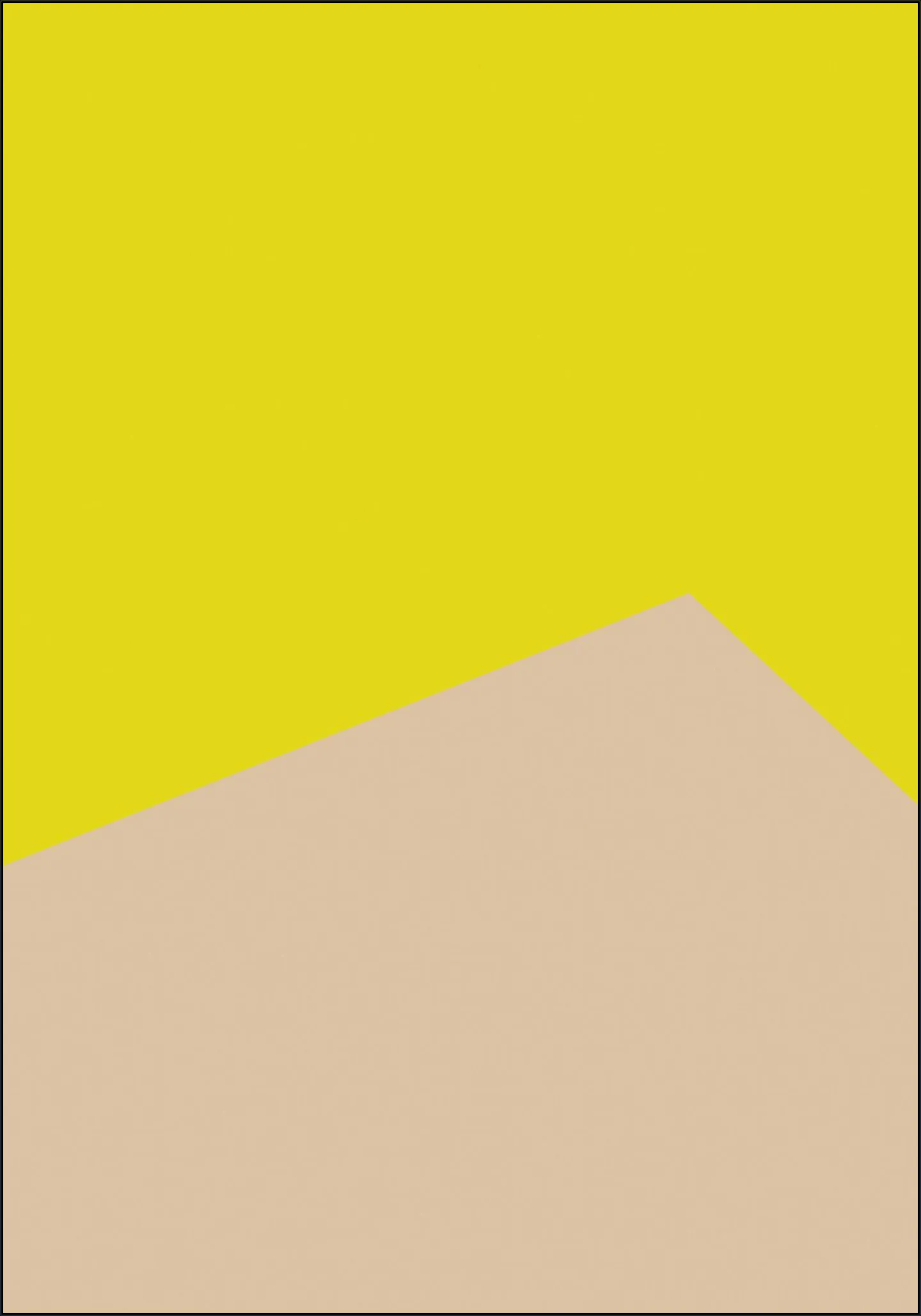 Color blocking - Yellow Beige
