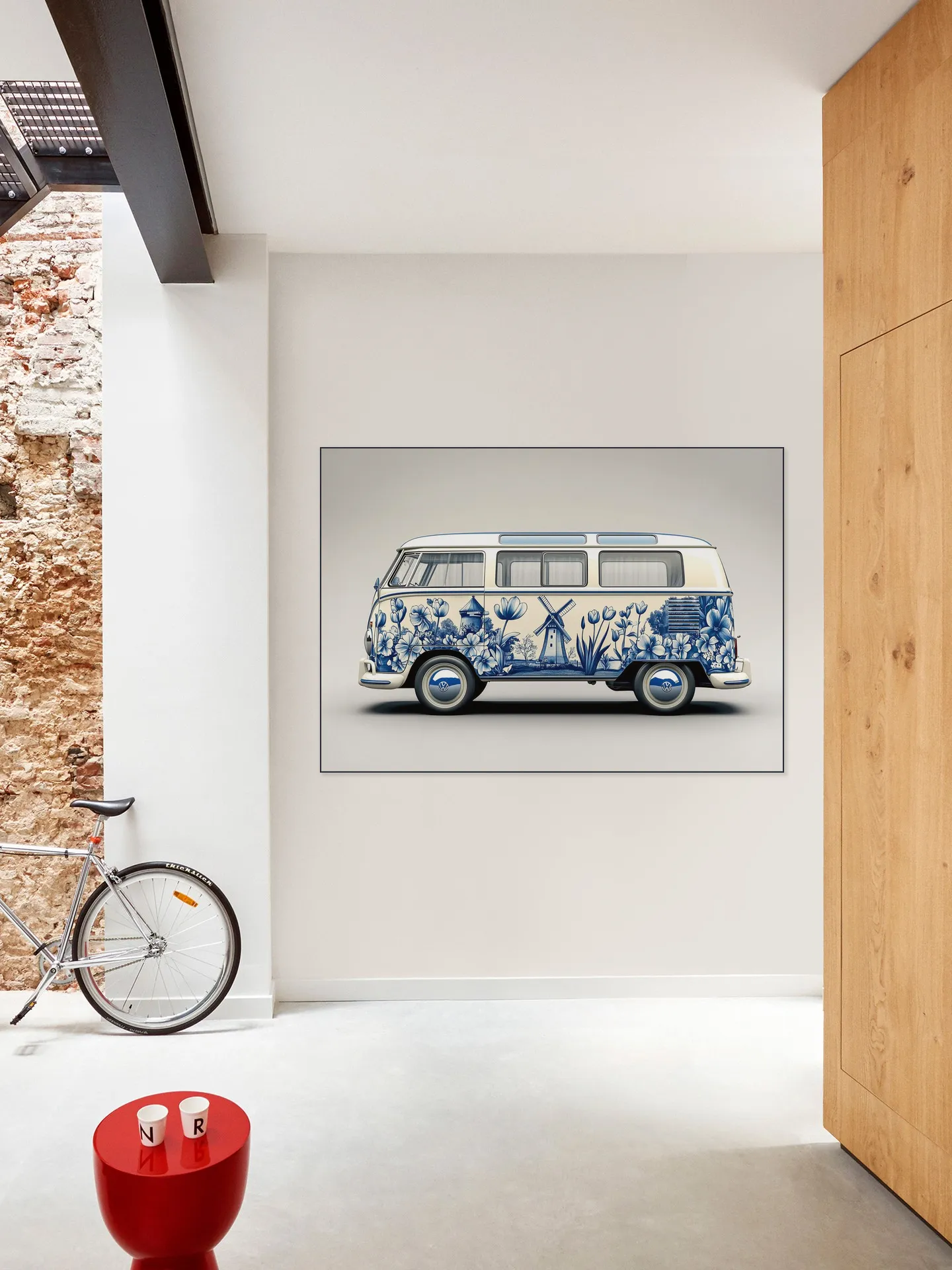 Delft Blue VW Bus 3
