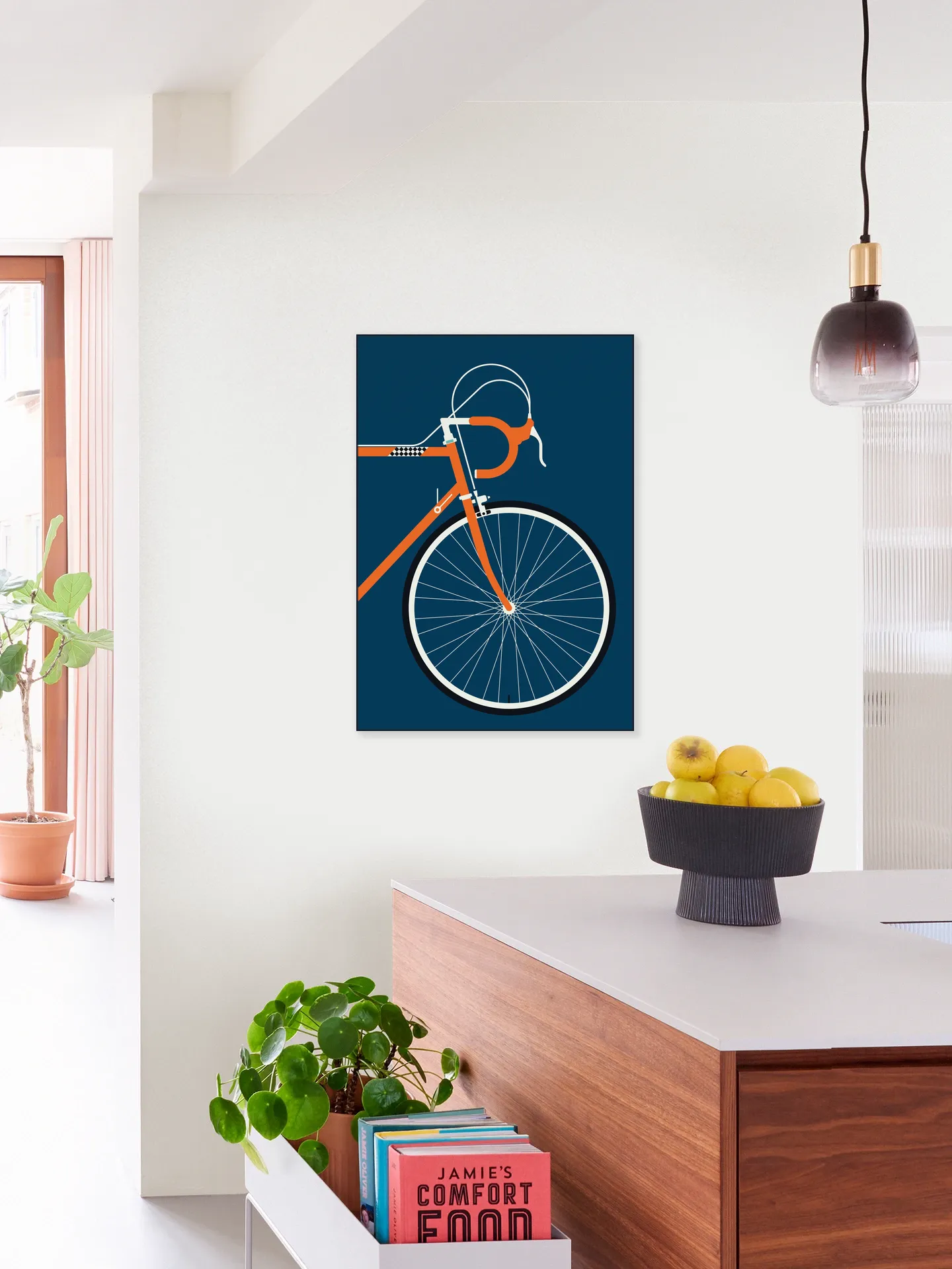 Racing Bike Orange Front