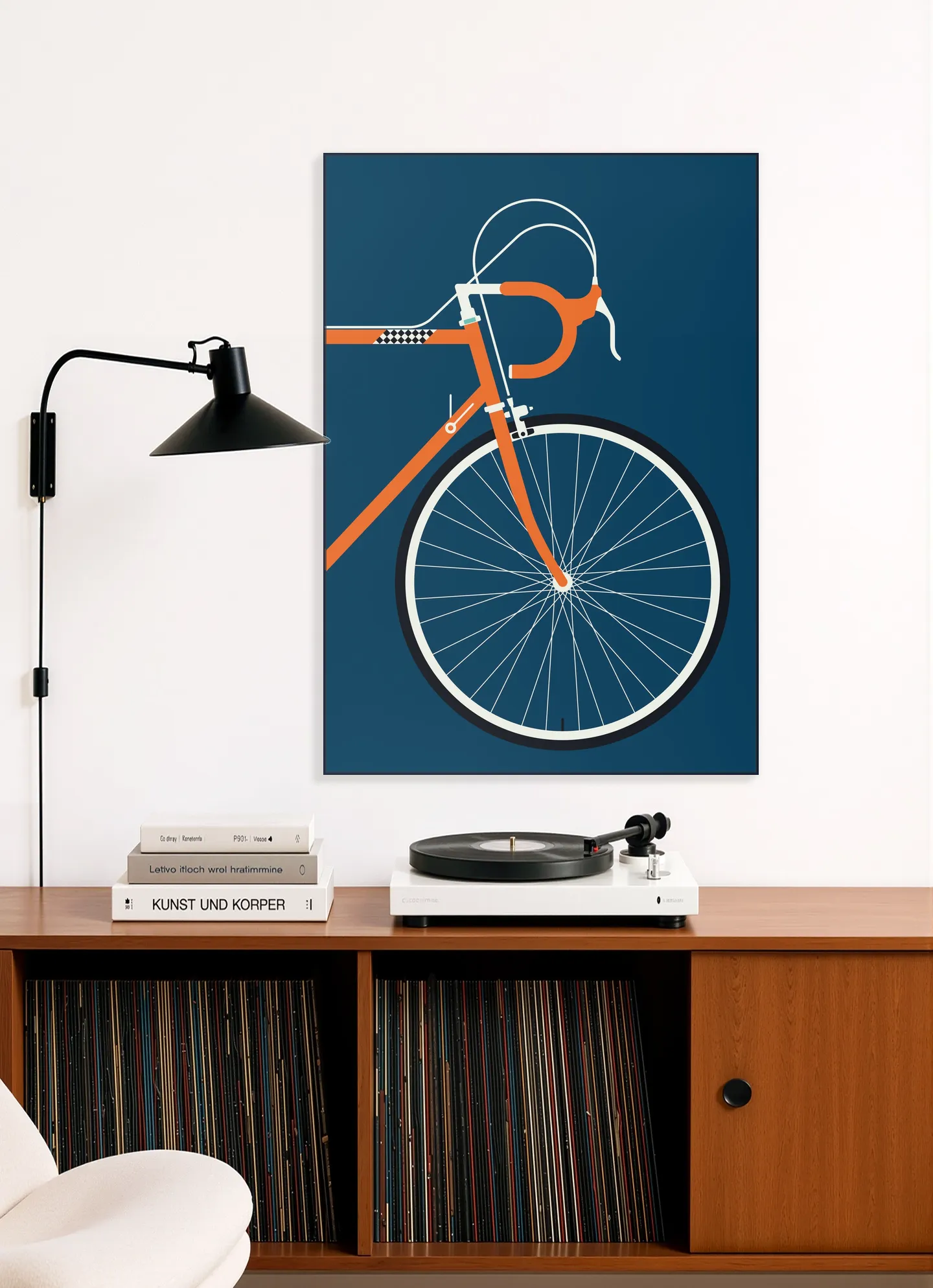 Racing Bike Orange Front