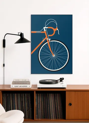 Racing Bike Orange Front